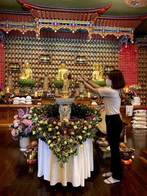The Vesak Great Ceremony at Hoang Phap Temple in Jeonju City - South Korea